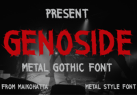Genoside Font - Featured Image