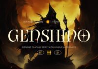 Genshino Font - Featured Image