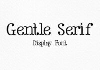 Gentle Serif Font - Featured Image
