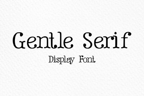 Gentle Serif Font - Featured Image