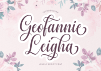 Geofanny Leigha Font - Featured Image