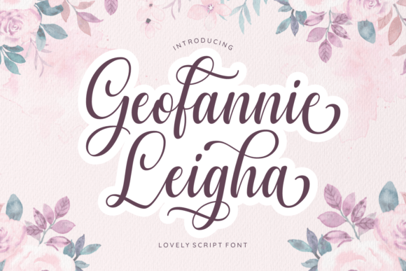 Geofanny Leigha Font - Featured Image
