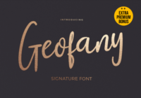 Geofany Font - Featured Image