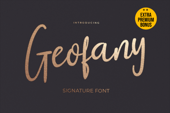Geofany Font - Featured Image
