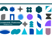 Geometric Patterns Font - Featured Image