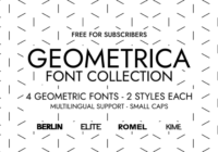 Geometrica Font - Featured Image
