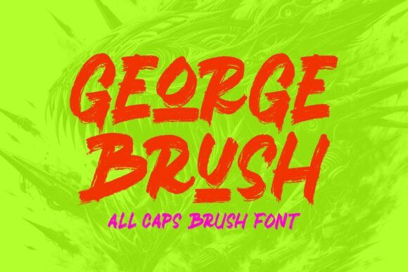 George Brush Font - Featured Image