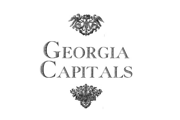 Georgia Capitals Font - Featured Image