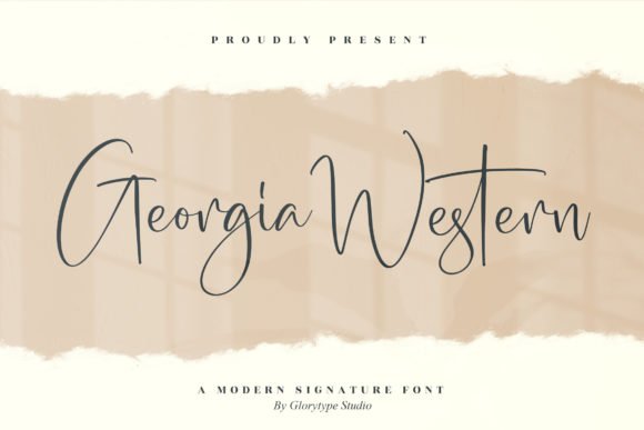 Georgia Western Font - Featured Image