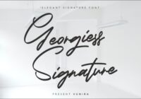 Georgiess Signature Font - Featured Image