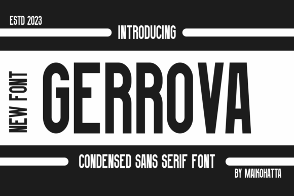 Gerrova Font - Featured Image