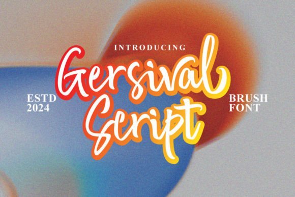 Gersival Script Font - Featured Image