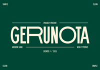 Gerunota Font - Featured Image