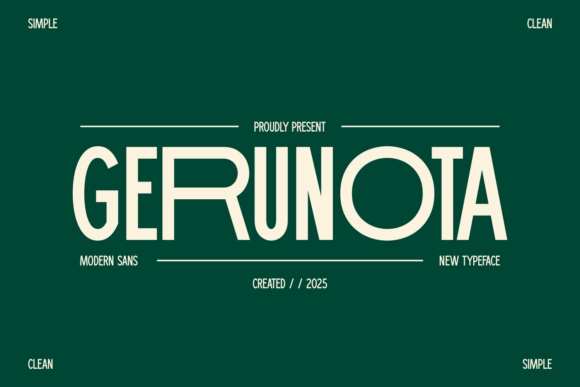 Gerunota Font - Featured Image