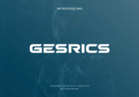Gesrics Font - Featured Image