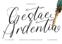 Gestae Ardentia Font - Featured Image