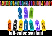 Get Crayons Font - Featured Image