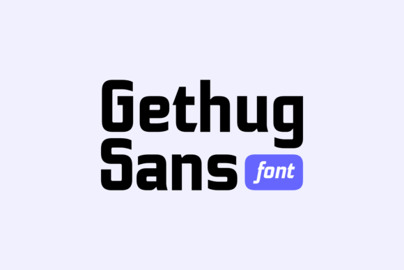 Gethug Font - Featured Image