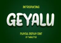 Geyalu Font - Featured Image