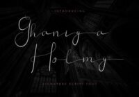 Ghaniya Holmy Font - Featured Image