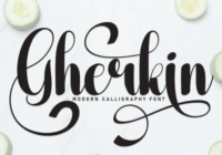 Gherkin Font - Featured Image