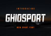 Ghiosport Font - Featured Image
