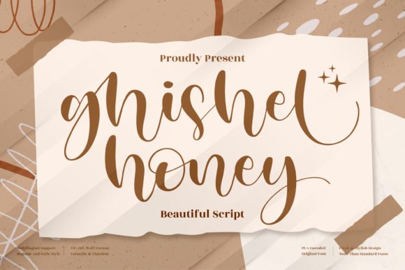 Ghisel Honey Font - Featured Image