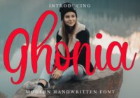 Ghonia Font - Featured Image