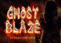 Ghost Blaze Font - Featured Image