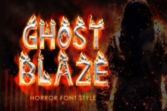 Ghost Blaze Font - Featured Image