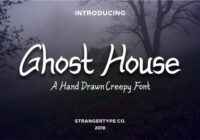 Ghost House Font - Featured Image