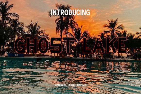 Ghost Lake Font - Featured Image