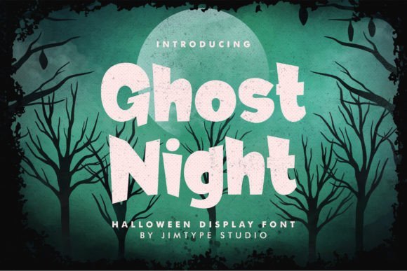 Ghost Night Font - Featured Image