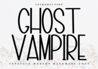 Ghost Vampire Font - Featured Image