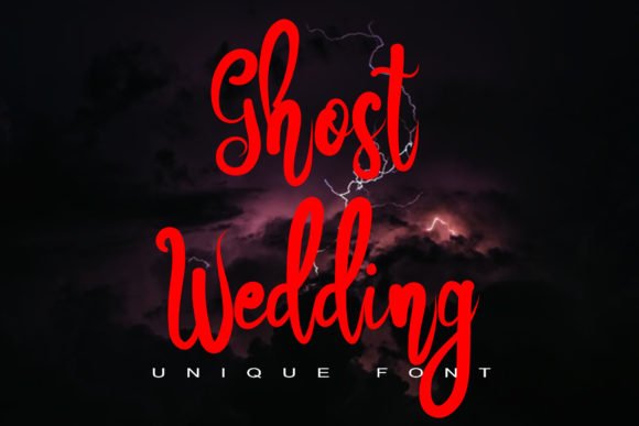 Ghost Wedding Font - Featured Image