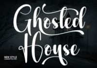 Ghosted House Font - Featured Image