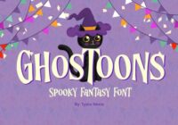Ghostoons Font - Featured Image