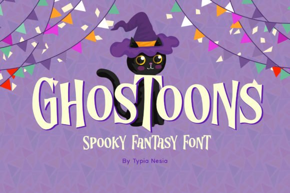 Ghostoons Font - Featured Image