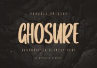Ghosure Font - Featured Image