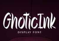 Ghotic Ink Font - Featured Image