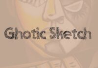 Ghotic Sketch Font - Featured Image