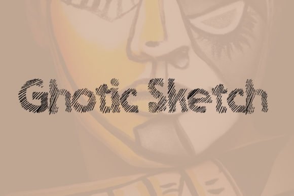 Ghotic Sketch Font - Featured Image