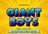 Giant Boys Font - Featured Image