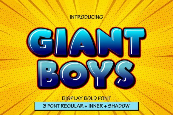 Giant Boys Font - Featured Image