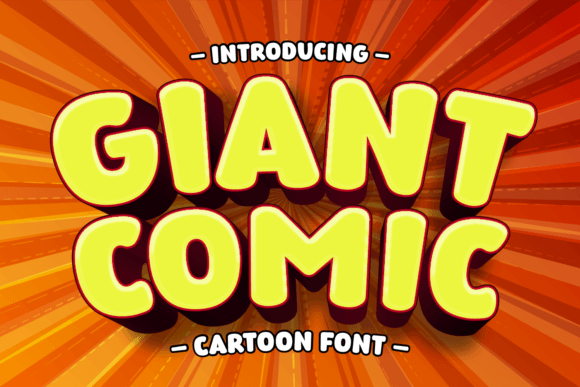 Giant Comic Font - Featured Image