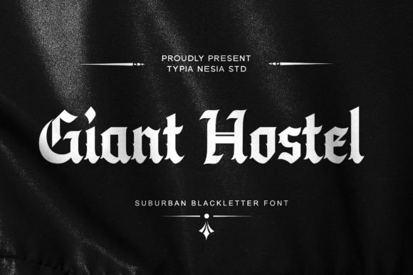 Giant Hostel Font - Featured Image