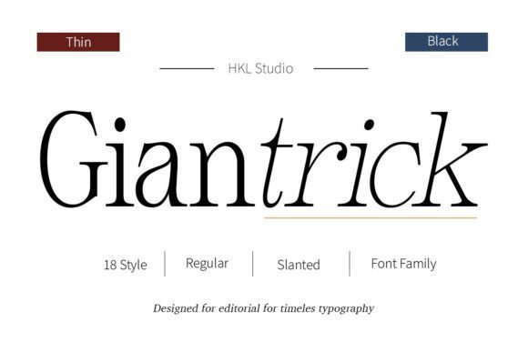 Giantrick Font - Featured Image