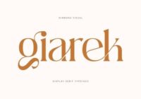 Giarek Font - Featured Image