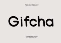 Gifcha Font - Featured Image
