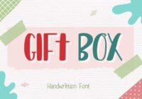 Gift Box Font - Featured Image